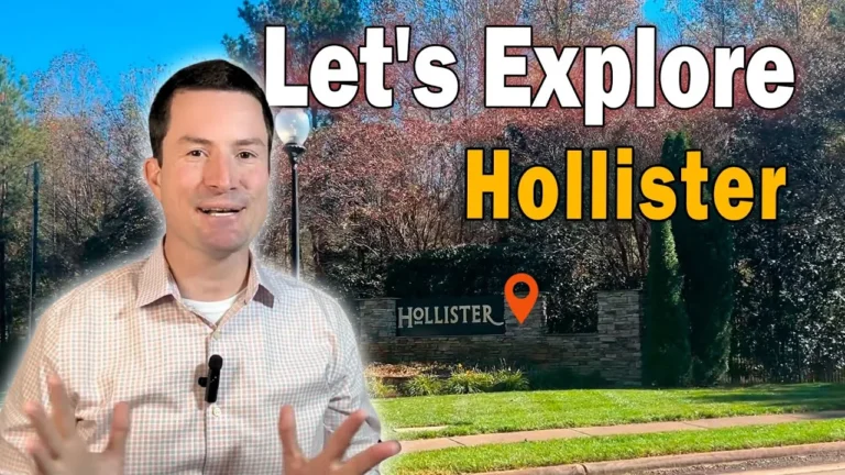 Steve Jarrell on location for the Living in South Charlotte video: Exploring The Hollister Community in Waxhaw
