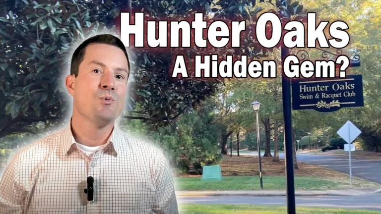 Steve Jarrell on location for the Living in South Charlotte video: Hunter Oaks Community in Waxhaw NC