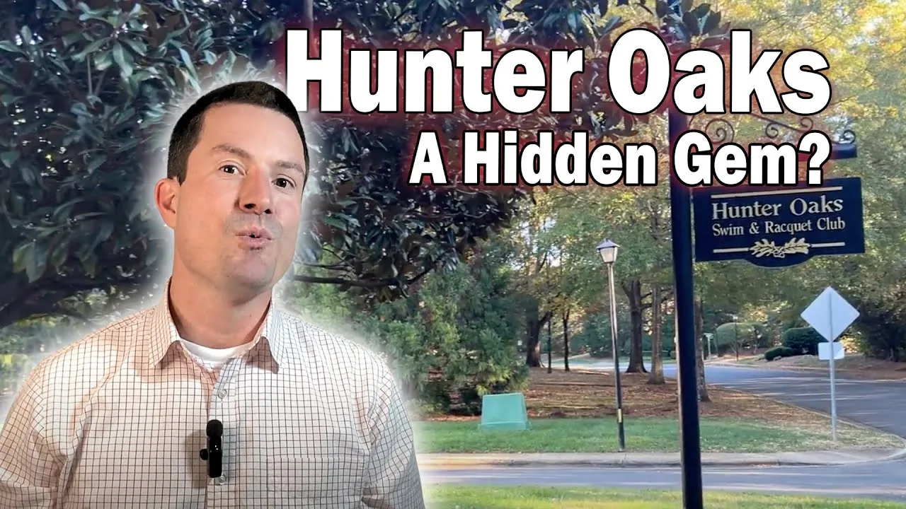 Steve Jarrell on location for the Living in South Charlotte video: Hunter Oaks Community in Waxhaw NC