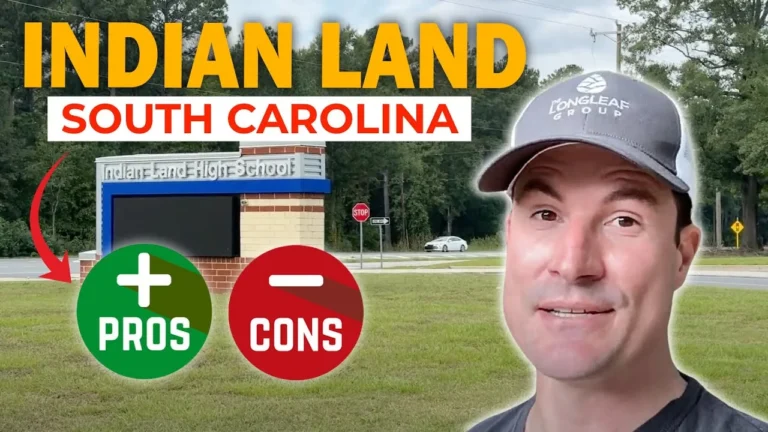 Steve Jarrell on location for the Living in South Charlotte video: Why are People Moving to Indian Land SC?