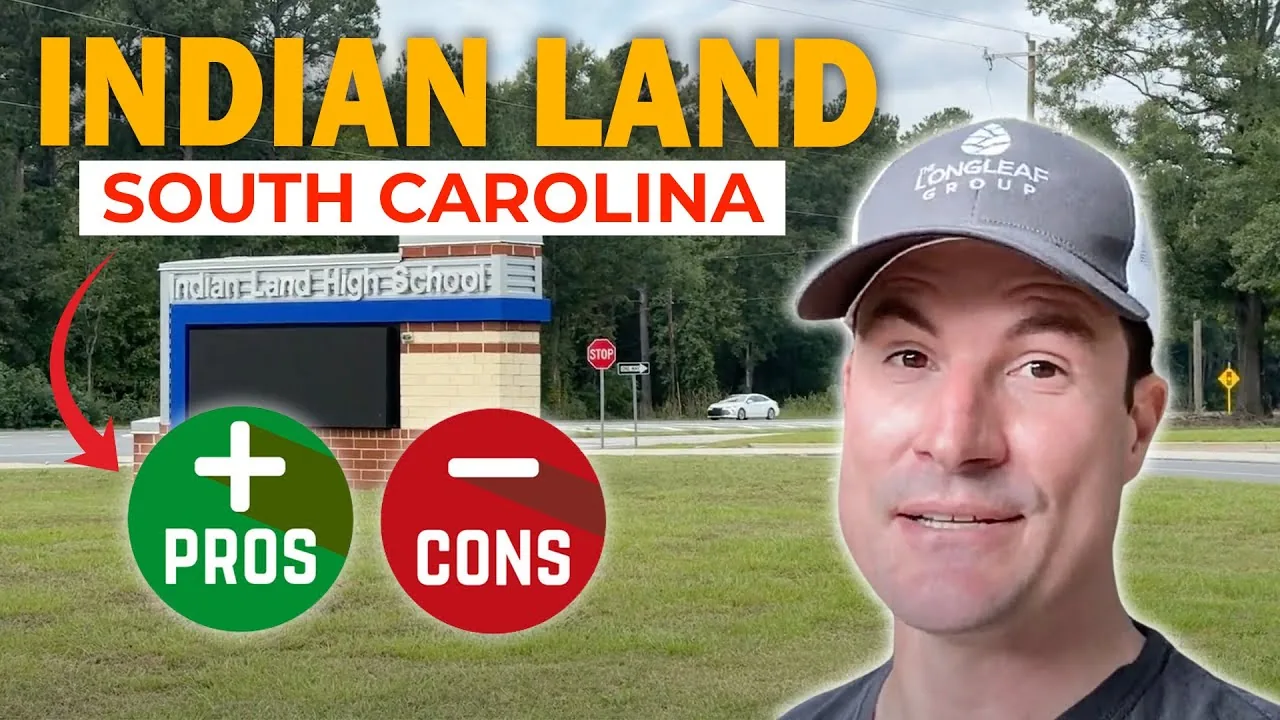 Steve Jarrell on location for the Living in South Charlotte video: Why are People Moving to Indian Land SC?