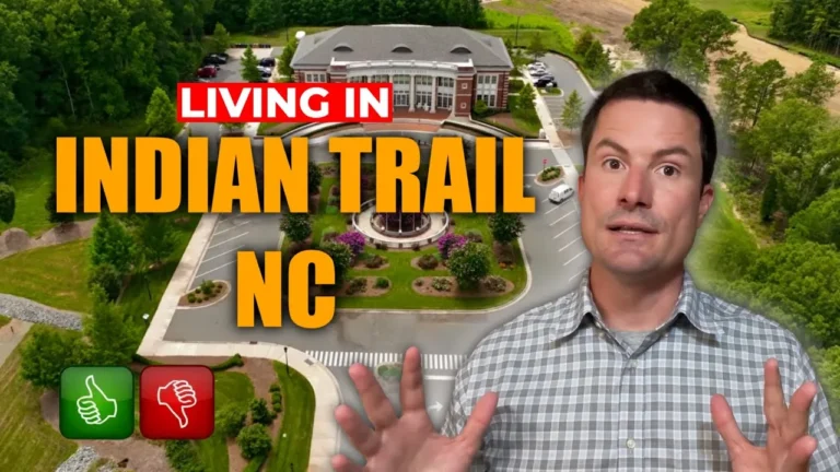 Steve Jarrell on location for the Living in South Charlotte video: Living In Indian Trail North Carolina: The Good, The Bad, And The Truth!