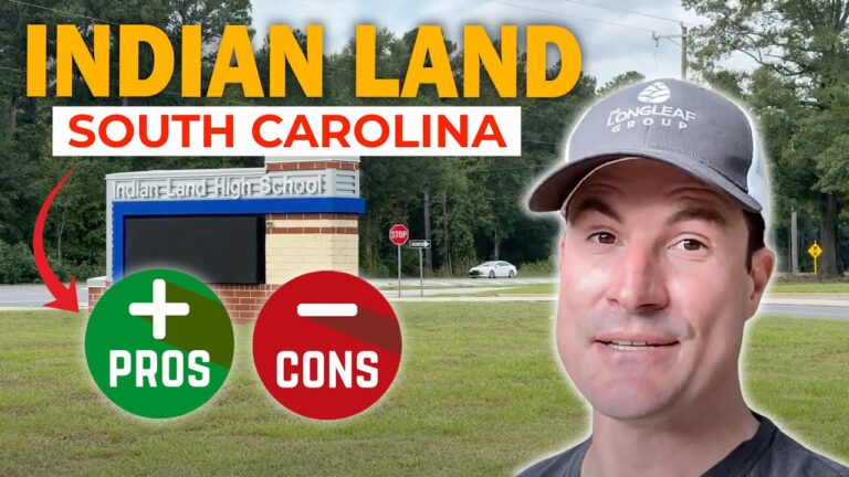 Steve Jarrell on location for the Living in South Charlotte video: Why are People Moving to Indian Land SC?