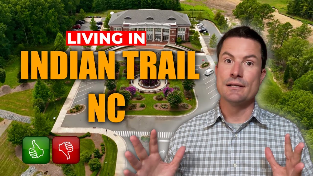Steve Jarrell on location for the Living in South Charlotte video: Living In Indian Trail North Carolina: The Good, The Bad, And The Truth!