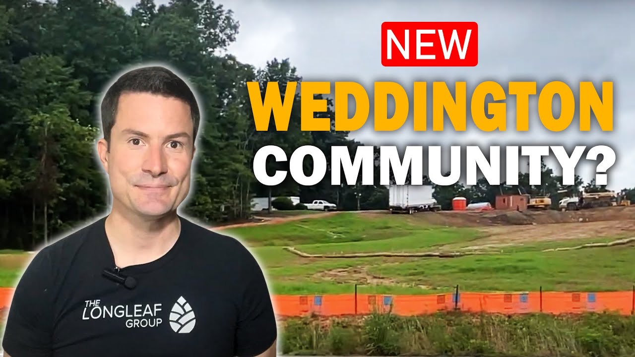 Steve Jarrell on location for the Living in South Charlotte video: The NEWEST WEDDINGTON NC Area Community?!