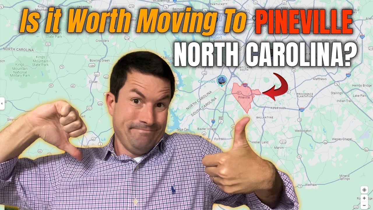 Steve Jarrell on location for the Living in South Charlotte video: WATCH THIS Before Moving to Pineville NC