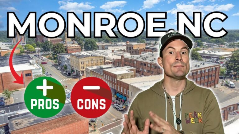 Steve Jarrell on location for the Living in South Charlotte video: Moving to Monroe NC? Everything You Need to Know! Pros and Cons of Monroe North Carolina