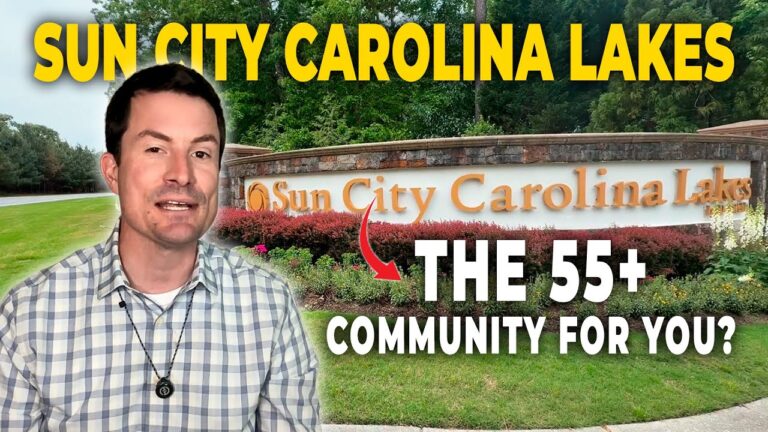 Steve Jarrell on location for the Living in South Charlotte video: Living in Sun City Carolina Lakes