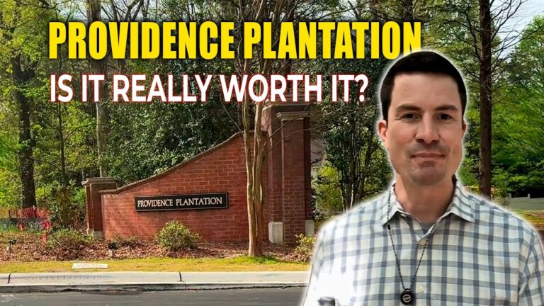 Steve Jarrell on location for the Living in South Charlotte video: Moving to Providence Plantation in South Charlotte? What you NEED to know first!