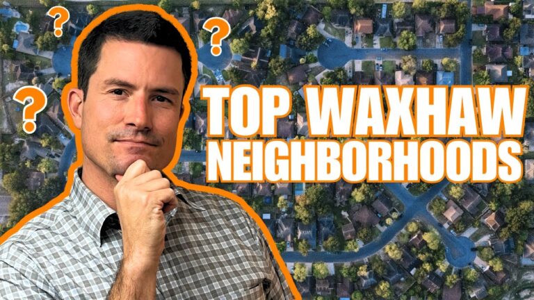 Steve Jarrell on location for the Living in South Charlotte video: The Best Neighborhoods in Waxhaw NC