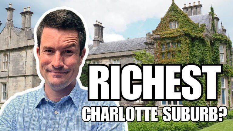 Steve Jarrell on location for the Living in South Charlotte video: The Wealthiest Suburb in Charlotte North Carolina?