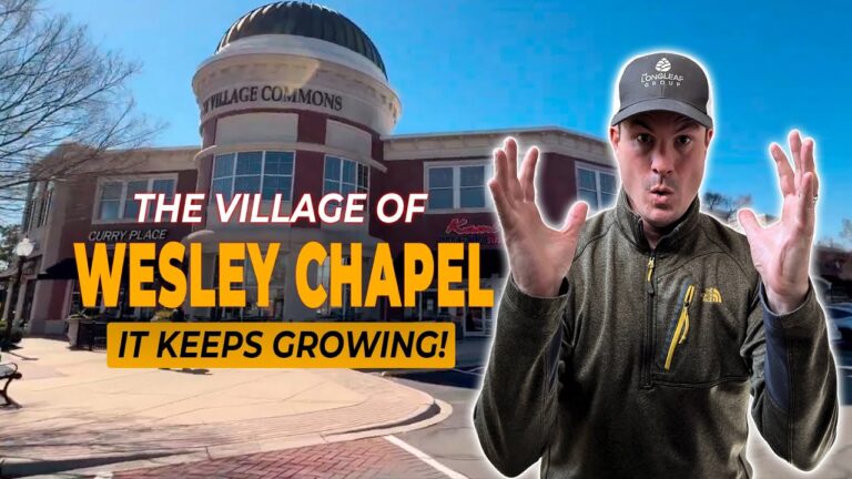 Steve Jarrell on location for the Living in South Charlotte video: Is it Worth Living in Wesley Chapel NC?